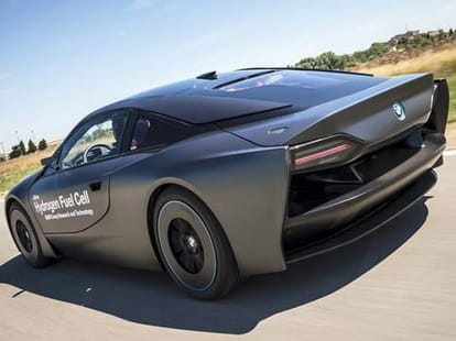 BMW i8 hydrogen fuel cell prototype boasts long range