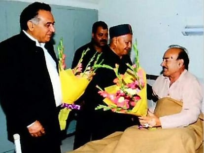 kaul singh thakur admitted in pgi.