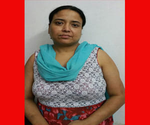 Punita charged millions after drawing paper of admission.