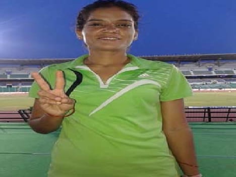The queen of Banaras national in Athletics won gold