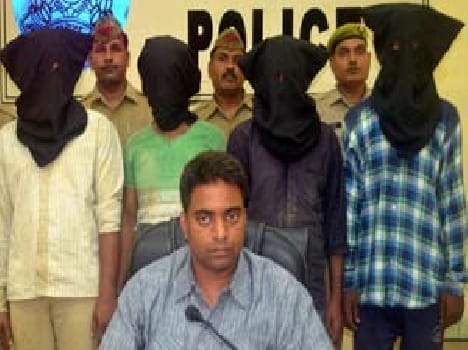 Scorpio were arrested , including four highway robbers
