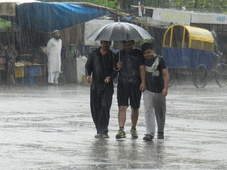 Rain upset normal life