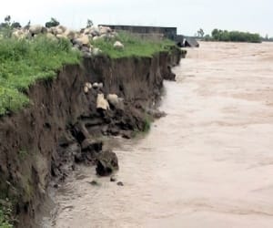 high alert from flood in haridwar.