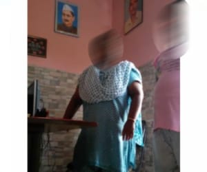 student slaps teacher in dehradun.