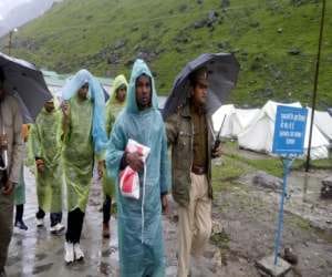 heavy rain in uttarakhand, kedardham yatra stop.