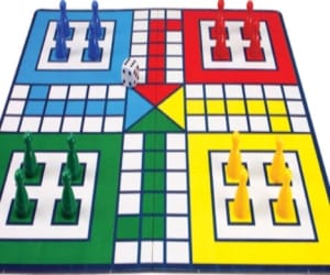 traditional game ludo.