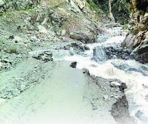 rain causes extensive damage in taranda hydro project.