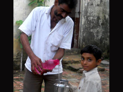 Hindus organised Roza Iftar in Merrut village.