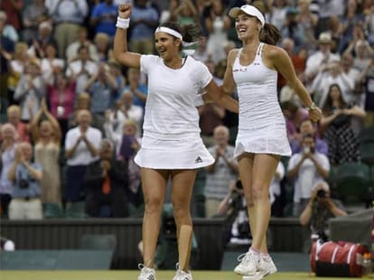 sania- hingis won wibaldon trophy