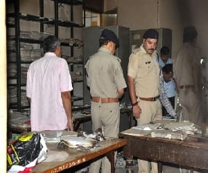 three suspended in court fire case