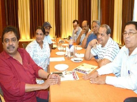 lyricist shailendra's sone talking to media