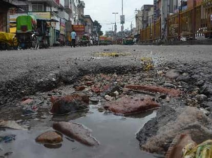 condition of roads in Uttar Pradesh.