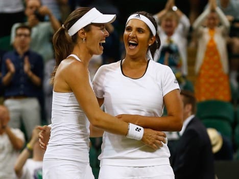 sania mirza enter semifinal in us open 2015