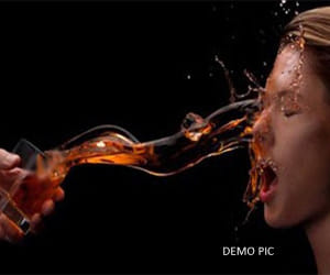 innocent drank acid , stirred.