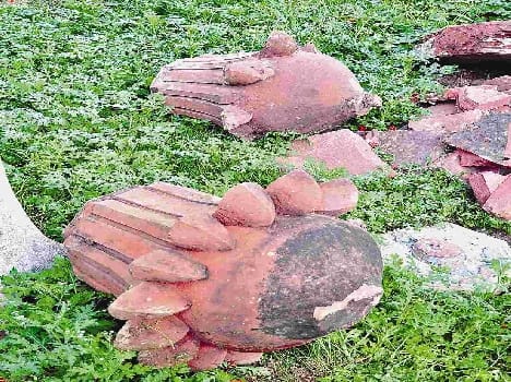tower of sandali mosque fall down