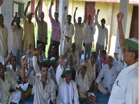 BKU laid by the farmers' problems