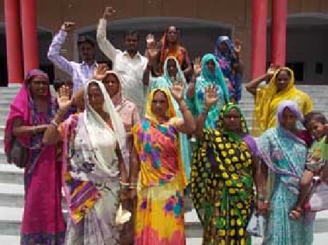 Gurma of women performing at Collectorate