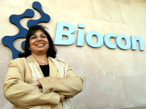 Kiran Mazumdar among top 100 effected and talented