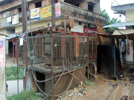 Transformer burned , water crisis