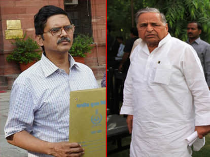 SP government's counter attack on Amitabh , property checks start.