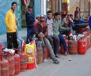 Gas conection given to people