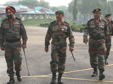 military deputy chief came to jammu before modi's visit