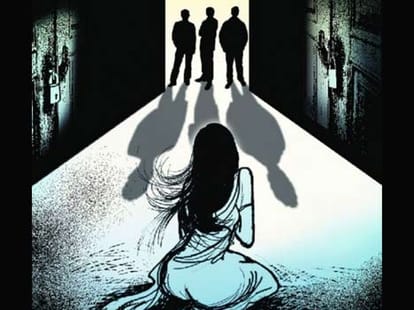 gangrape with women in printing press