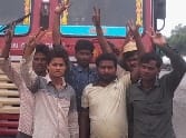 Gttuli protest demonstration by tanker drivers