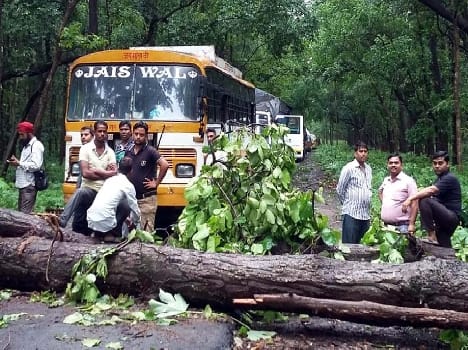 aandhi main gira gauriphanta marg per pair,aavagaman thap