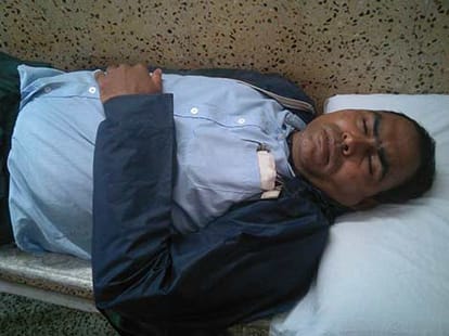 engineer injured in modi rally programme due to army personnel bad work