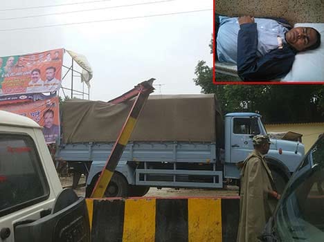 engineer injured in modi rally programme due to army personnel bad work