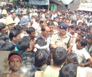 A man died after beaten by Policemen.