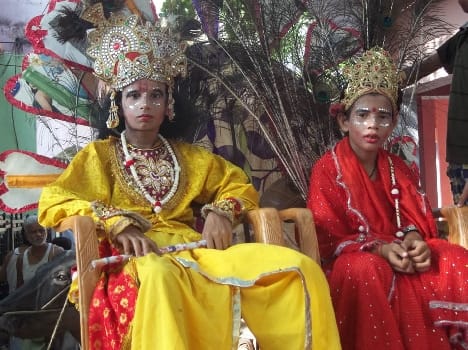 Jagannath procession with floats out