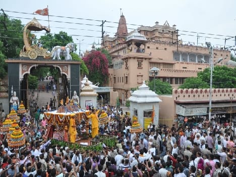 rath yatra from shreekrishna janmbhumi mathura
