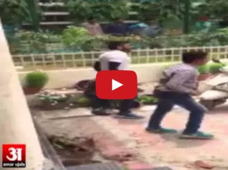 deadly attack on student leader in dav college, live video