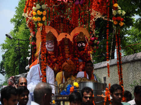 jagannath yatra in pinjore of panchkula