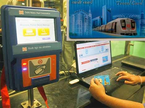 Now the streets in localities will recharge Delhi Metro card.