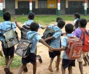 delay in school uniform for children.