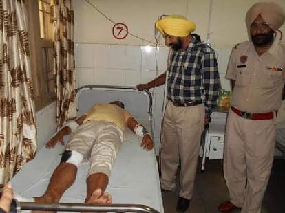 accident from badal's bus, girl killed 