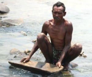 Jharkhand rivers was spewing of gold