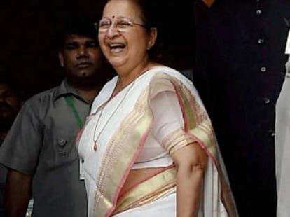 new buliding of indian parliament, speaker gives suggestion to naidu
