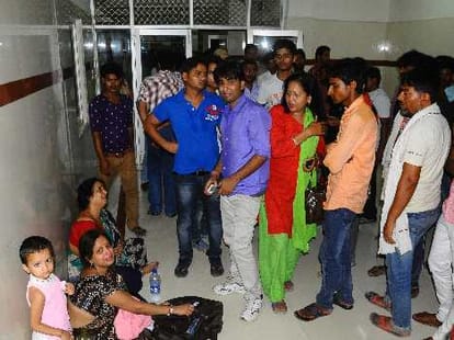 A patient died in Ram Manohar Lohia Hospital.