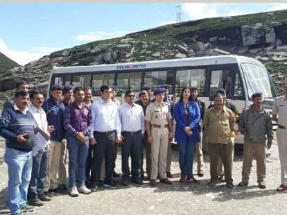 CNG bus service to rohtang.
