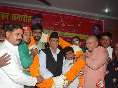 Azam Khan speaks against Narendra Modi.