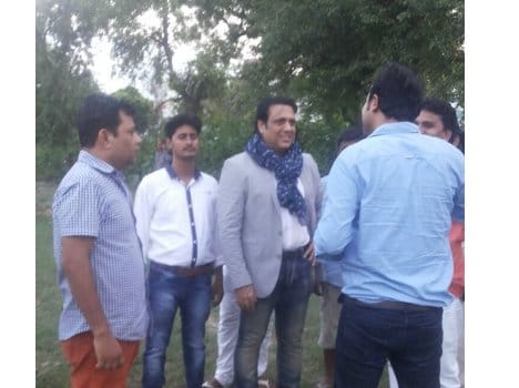 actor govinda seeks for land in lucknow