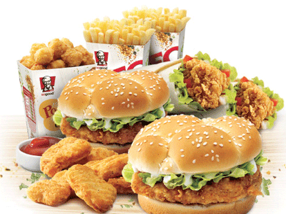 Now get KFC food on train