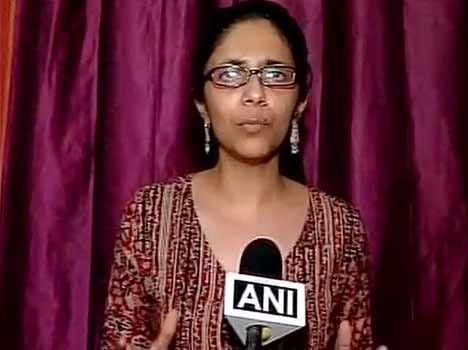 Swati raise controversy on the appointment, LG is celebrating the coming into office