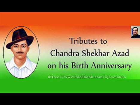 Congress leader Ajay Maken posts tribute to Azad with Bhagat Singh photo.