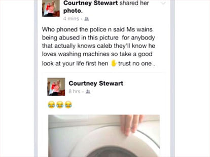 Mum posts photo of Down's Syndrome boy in washing machine on Facebook