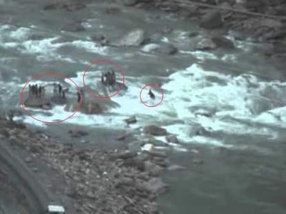 Bus Falls in parvati river, 31 people swept away.